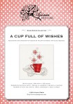 Cross Stitch and Blackwork Design: A cup full of wishes