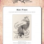 Blackwork Design: Koi Fish