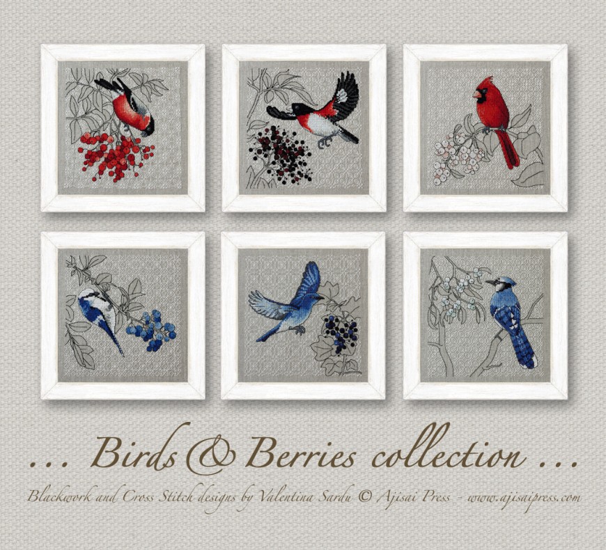 birds and berries collection ajisai press