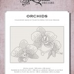 Blackwork Design: Orchids